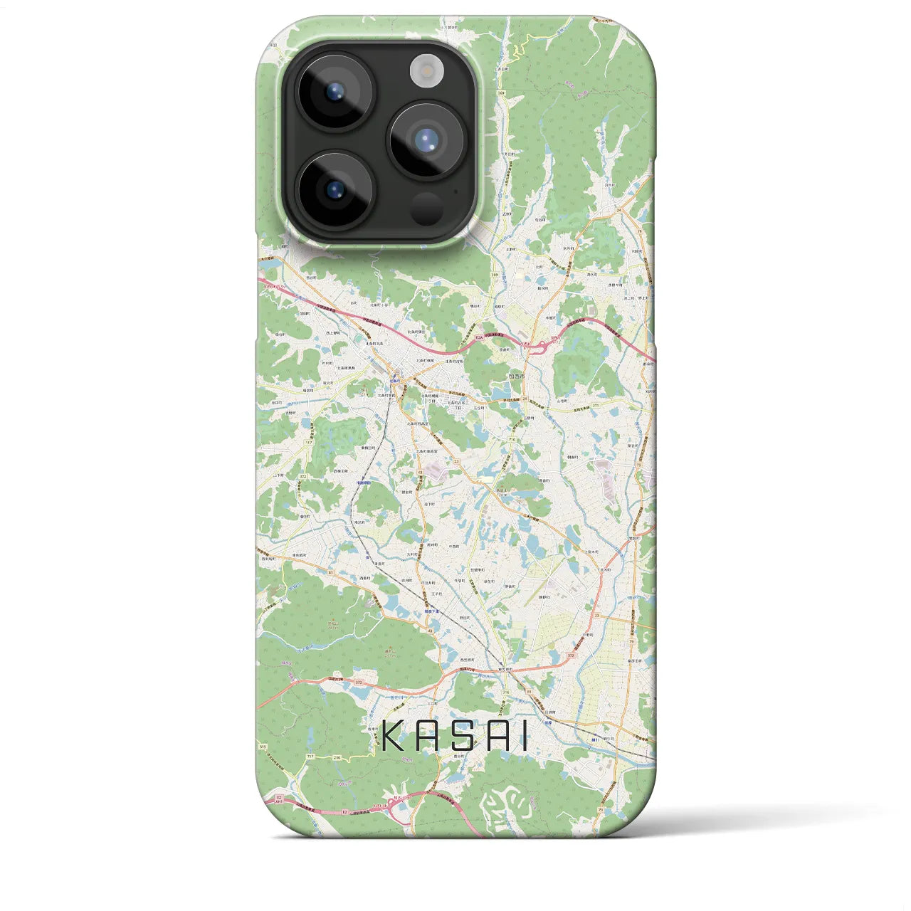 【加西(兵庫県)】地図柄iPhoneケース(バックカバータイプ)
