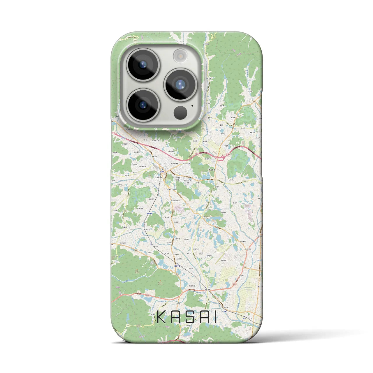 【加西(兵庫県)】地図柄iPhoneケース(バックカバータイプ)