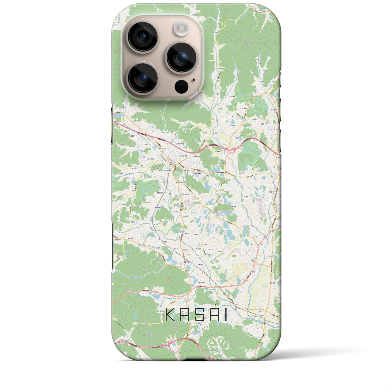 【加西(兵庫県)】地図柄iPhoneケース(バックカバータイプ)