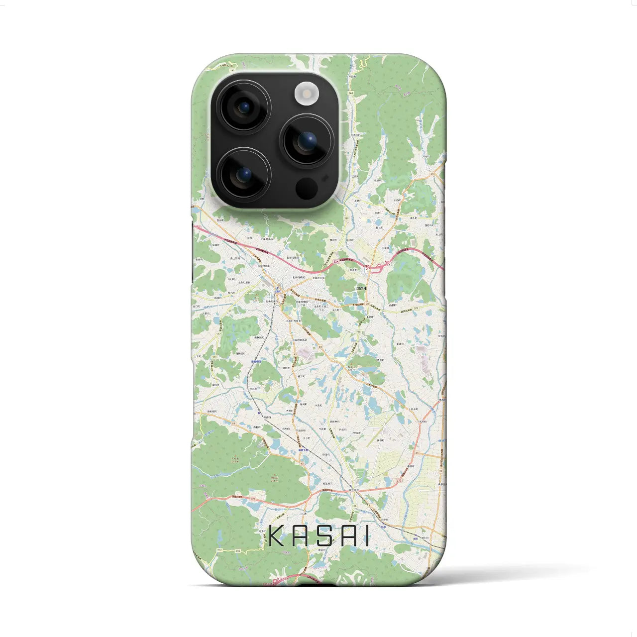 【加西(兵庫県)】地図柄iPhoneケース(バックカバータイプ)