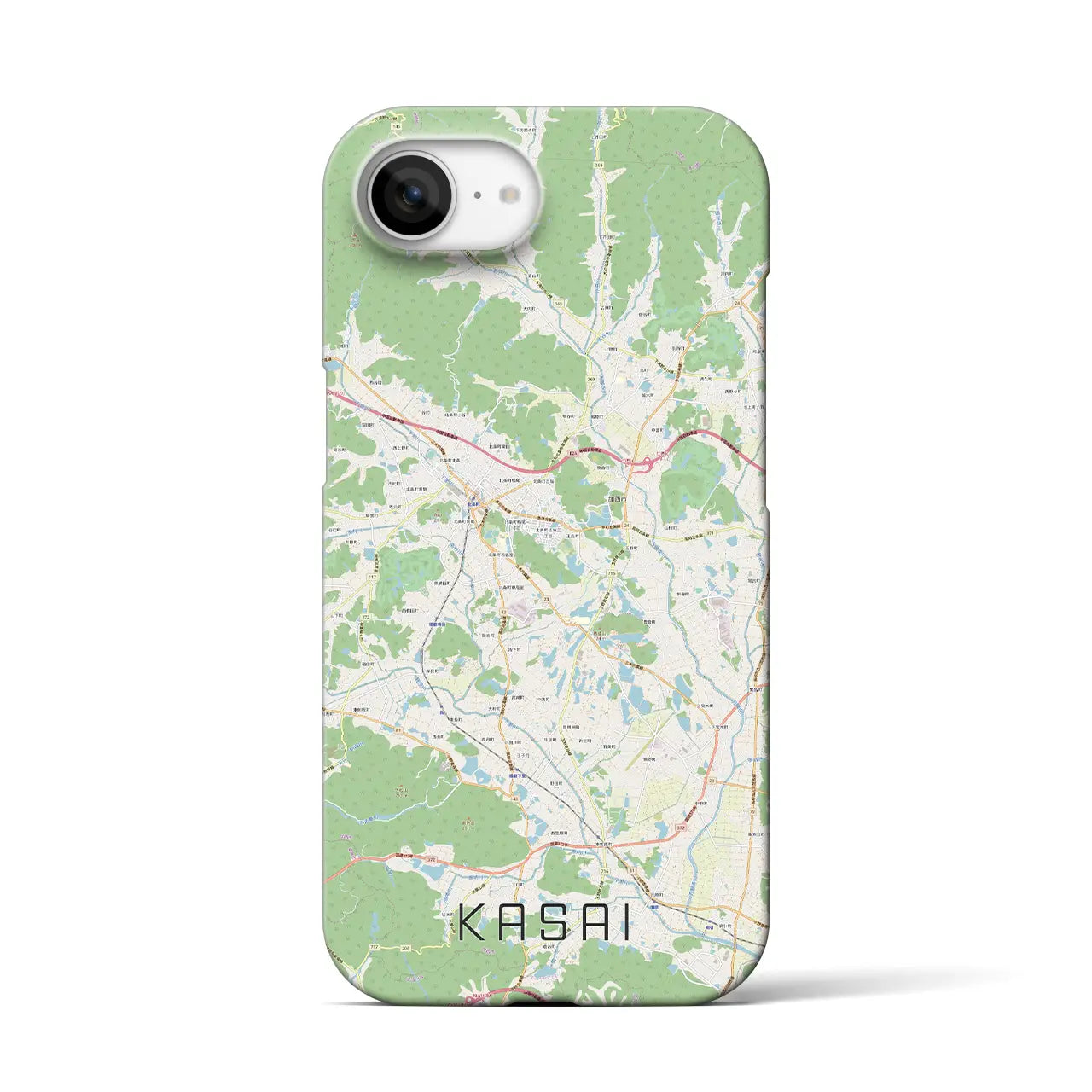 【加西(兵庫県)】地図柄iPhoneケース(バックカバータイプ)