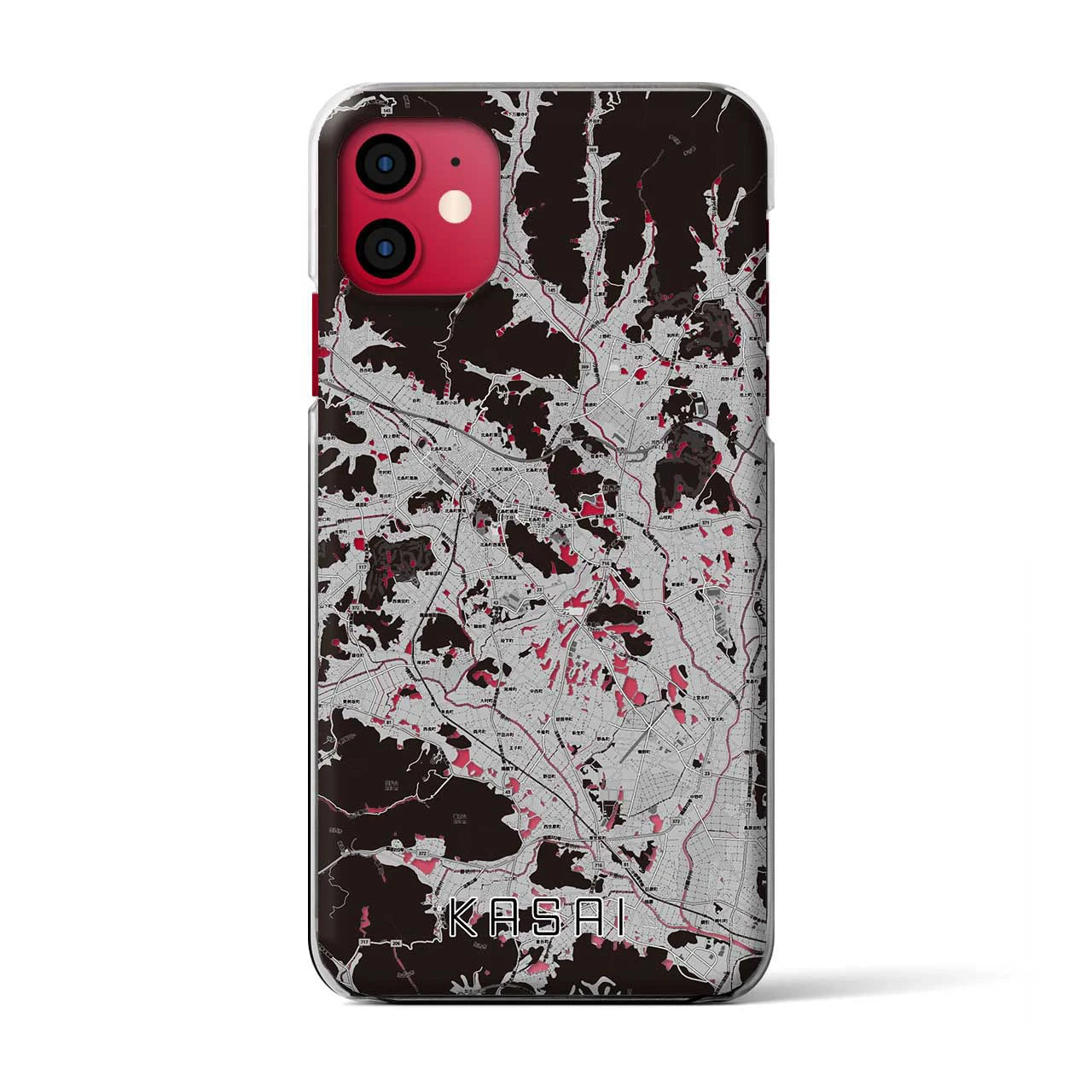 【加西(兵庫県)】地図柄iPhoneケース(クリアタイプ)