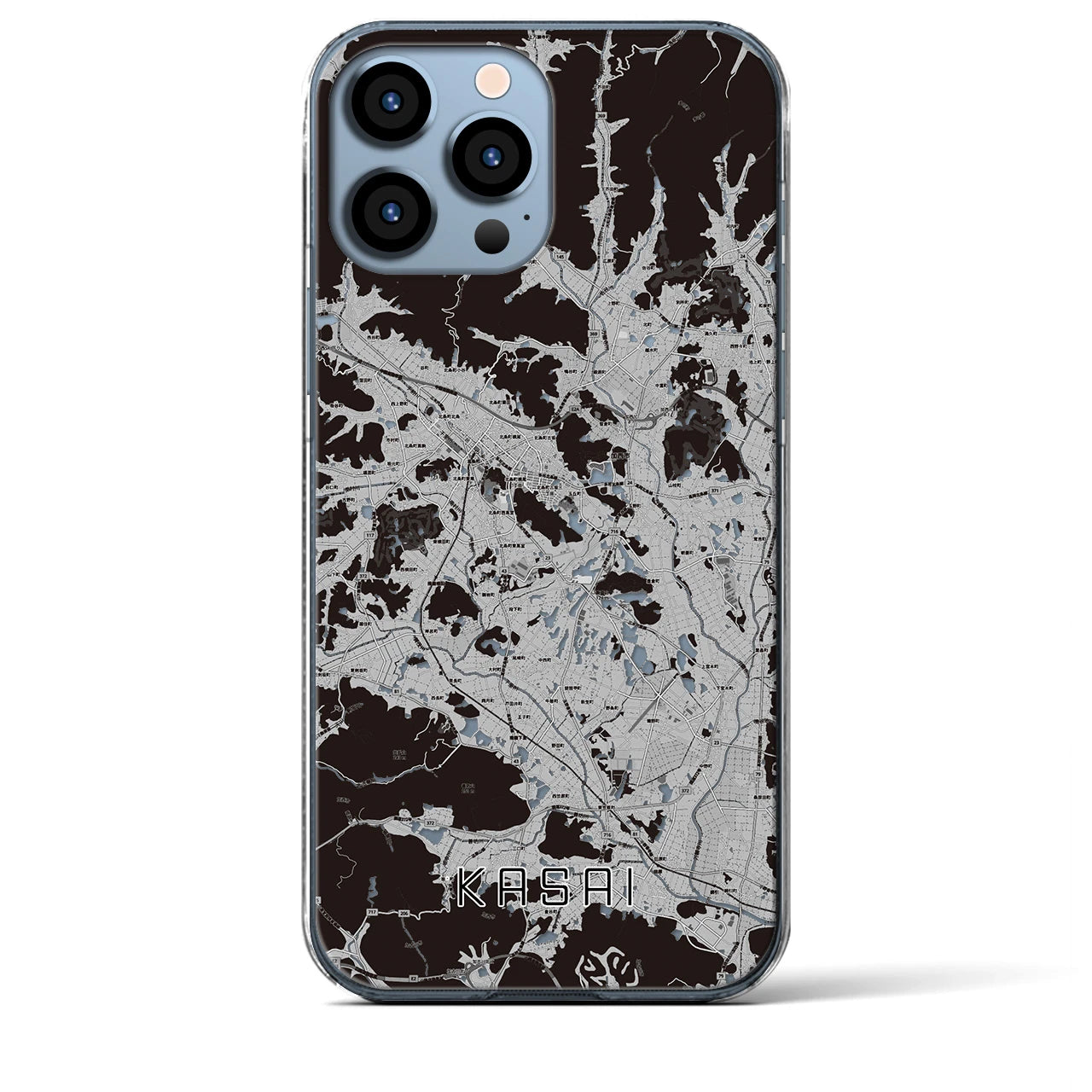 【加西(兵庫県)】地図柄iPhoneケース(クリアタイプ)