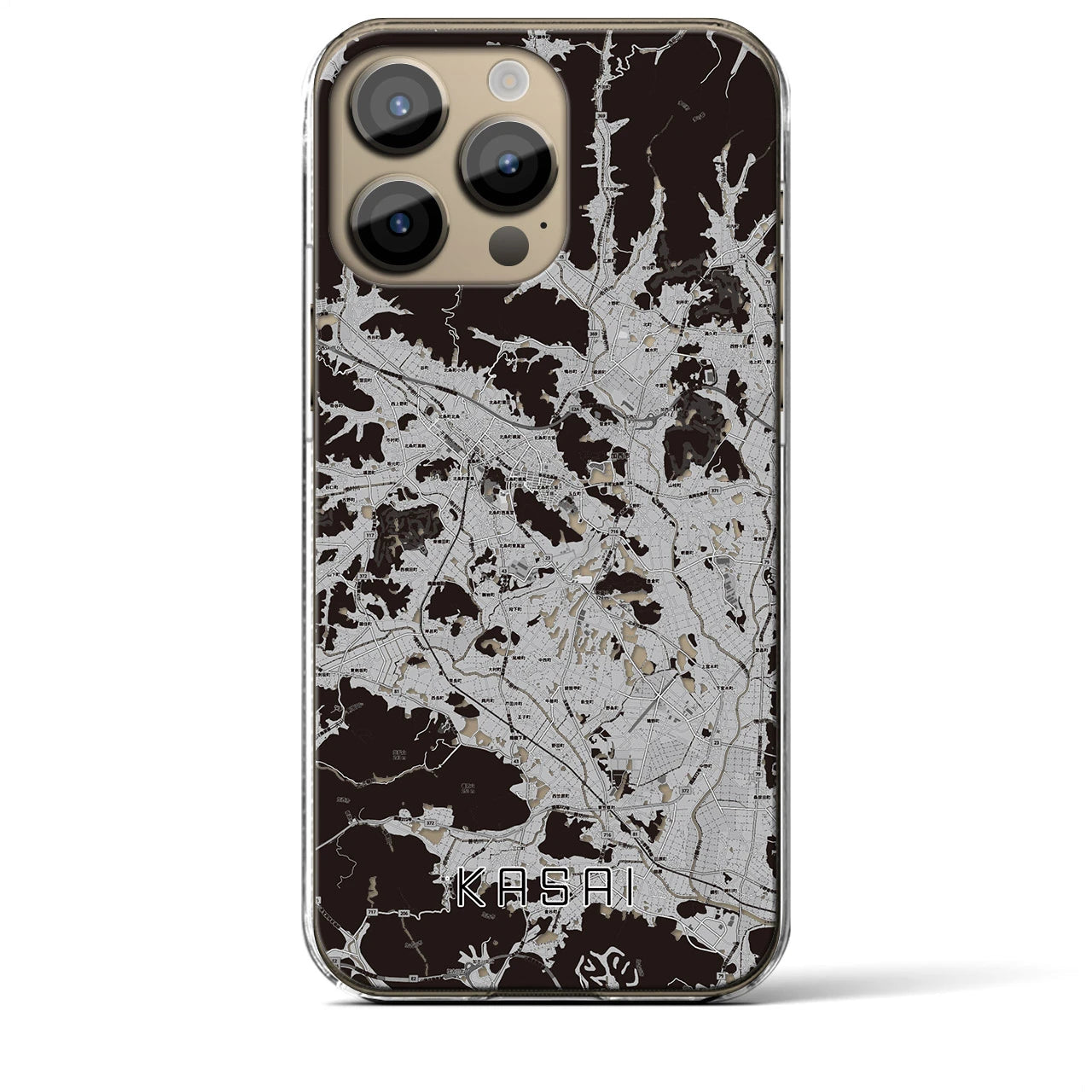 【加西(兵庫県)】地図柄iPhoneケース(クリアタイプ)