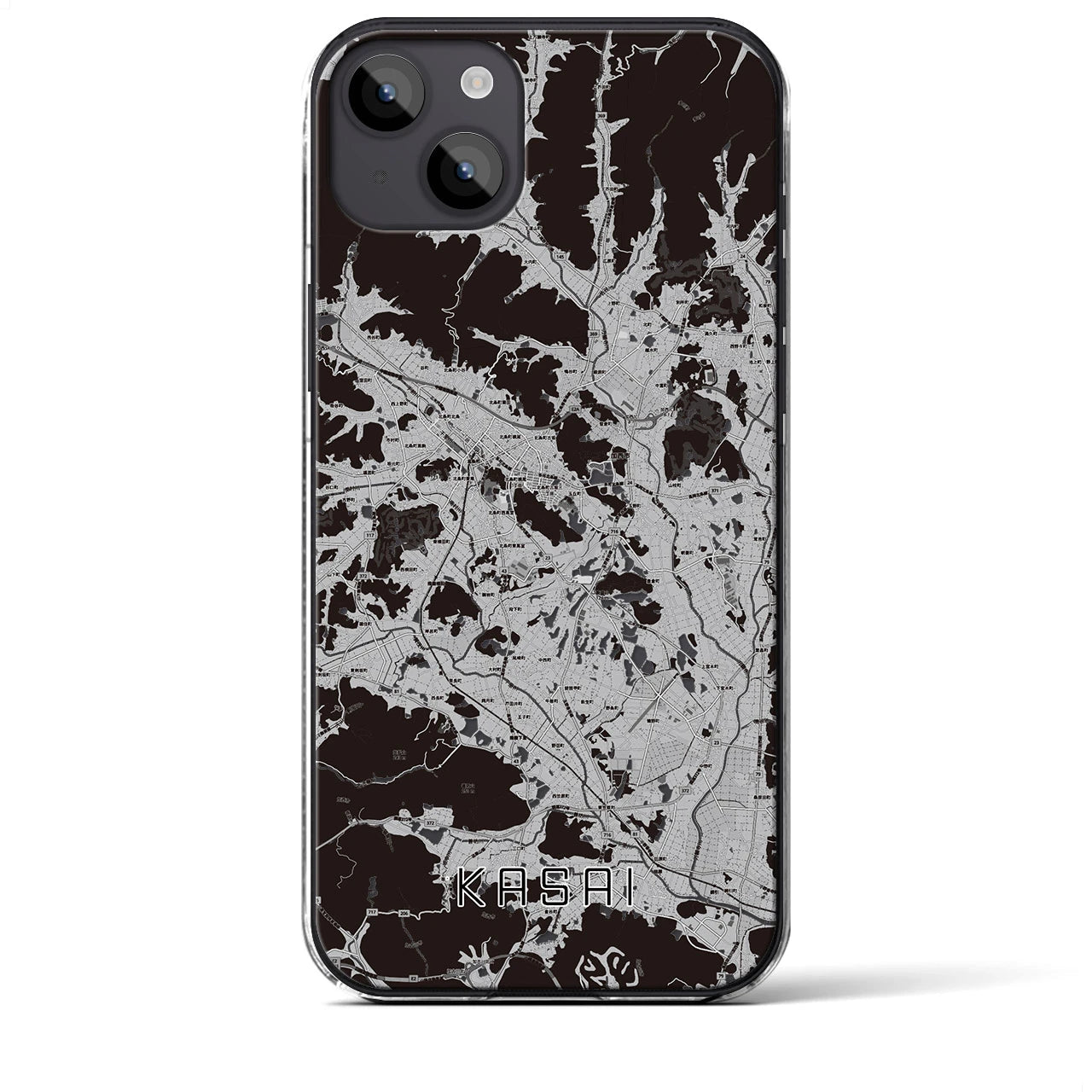 【加西(兵庫県)】地図柄iPhoneケース(クリアタイプ)