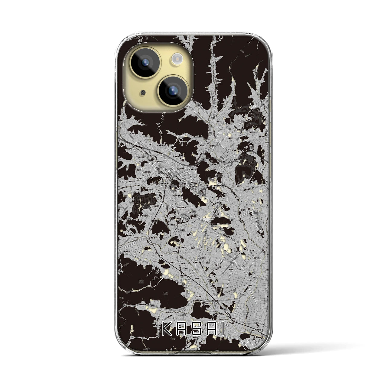 【加西(兵庫県)】地図柄iPhoneケース(クリアタイプ)