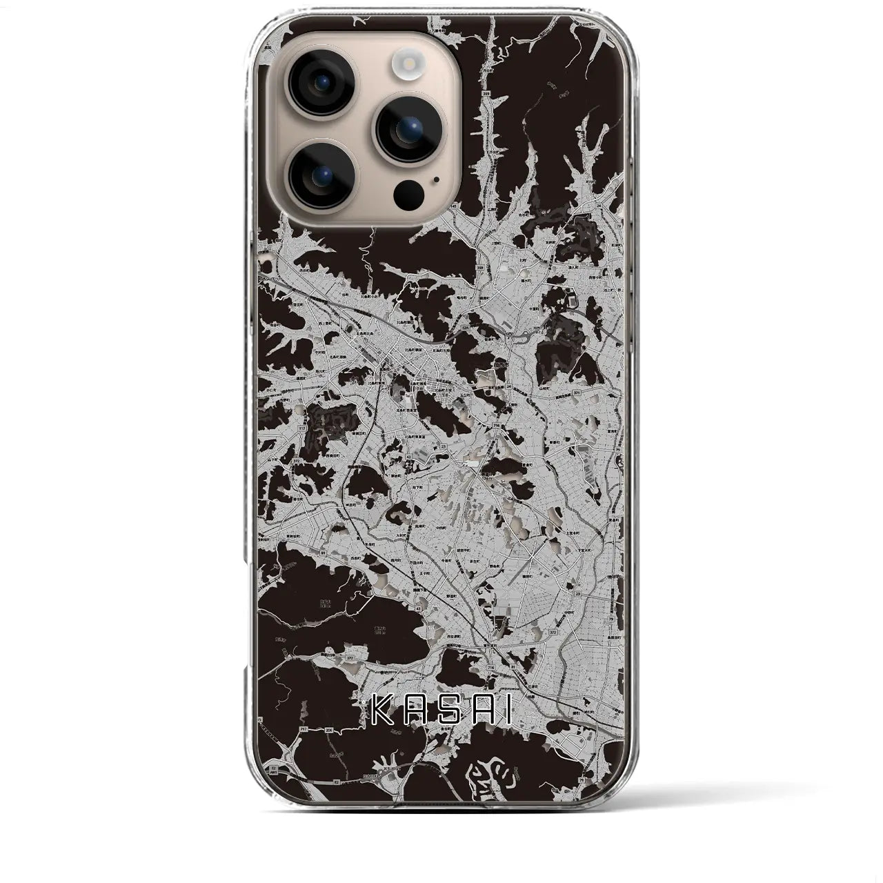 【加西(兵庫県)】地図柄iPhoneケース(クリアタイプ)