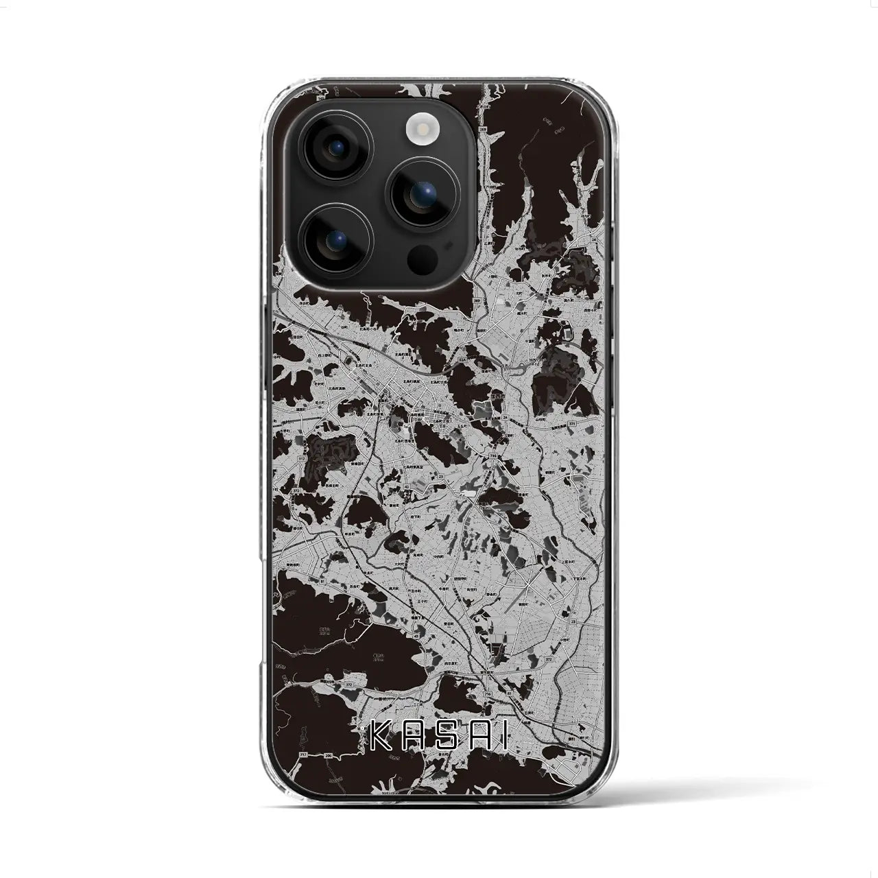 【加西(兵庫県)】地図柄iPhoneケース(クリアタイプ)