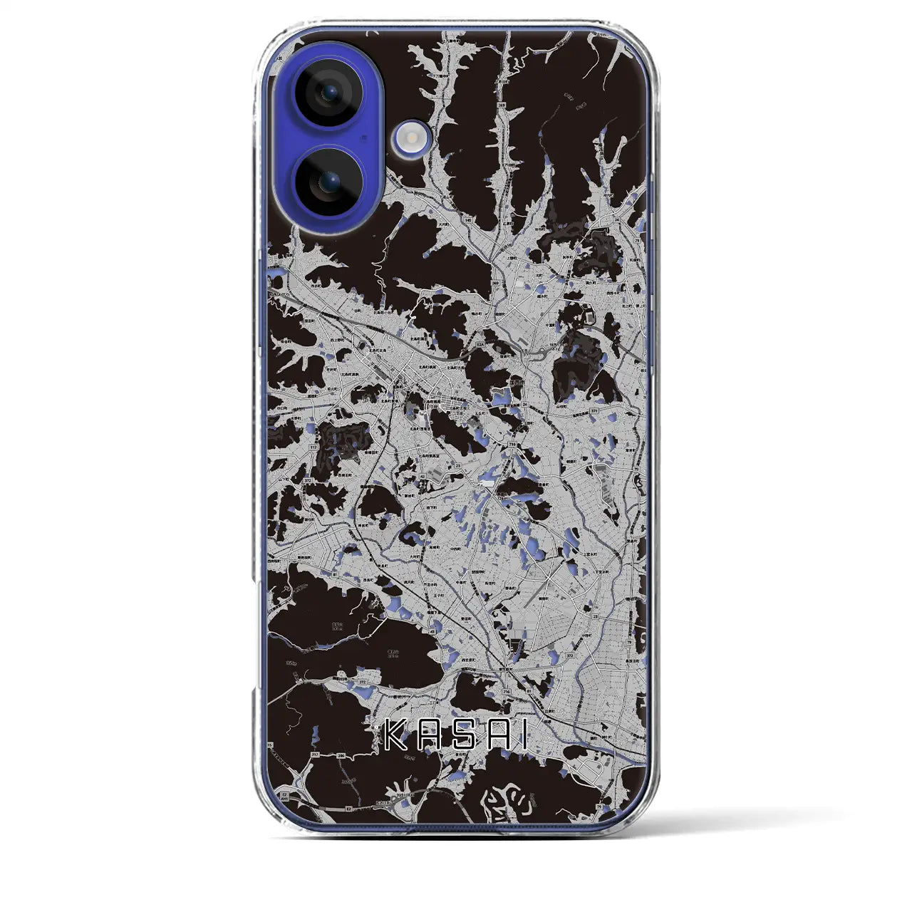 【加西(兵庫県)】地図柄iPhoneケース(クリアタイプ)