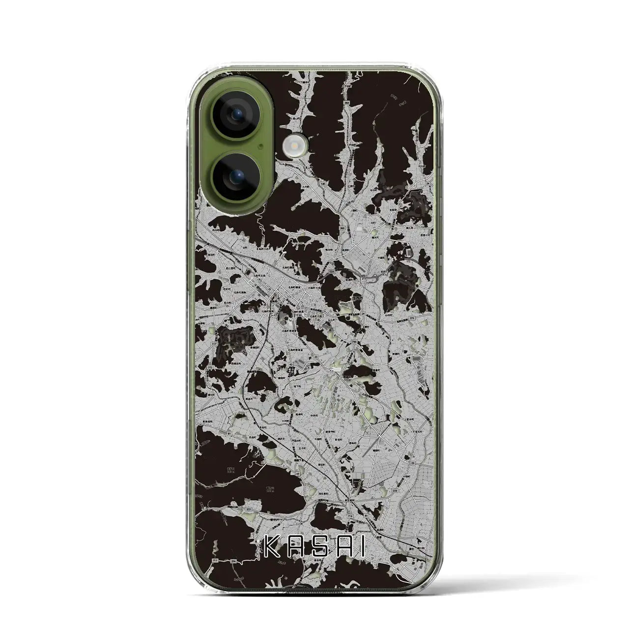 【加西(兵庫県)】地図柄iPhoneケース(クリアタイプ)