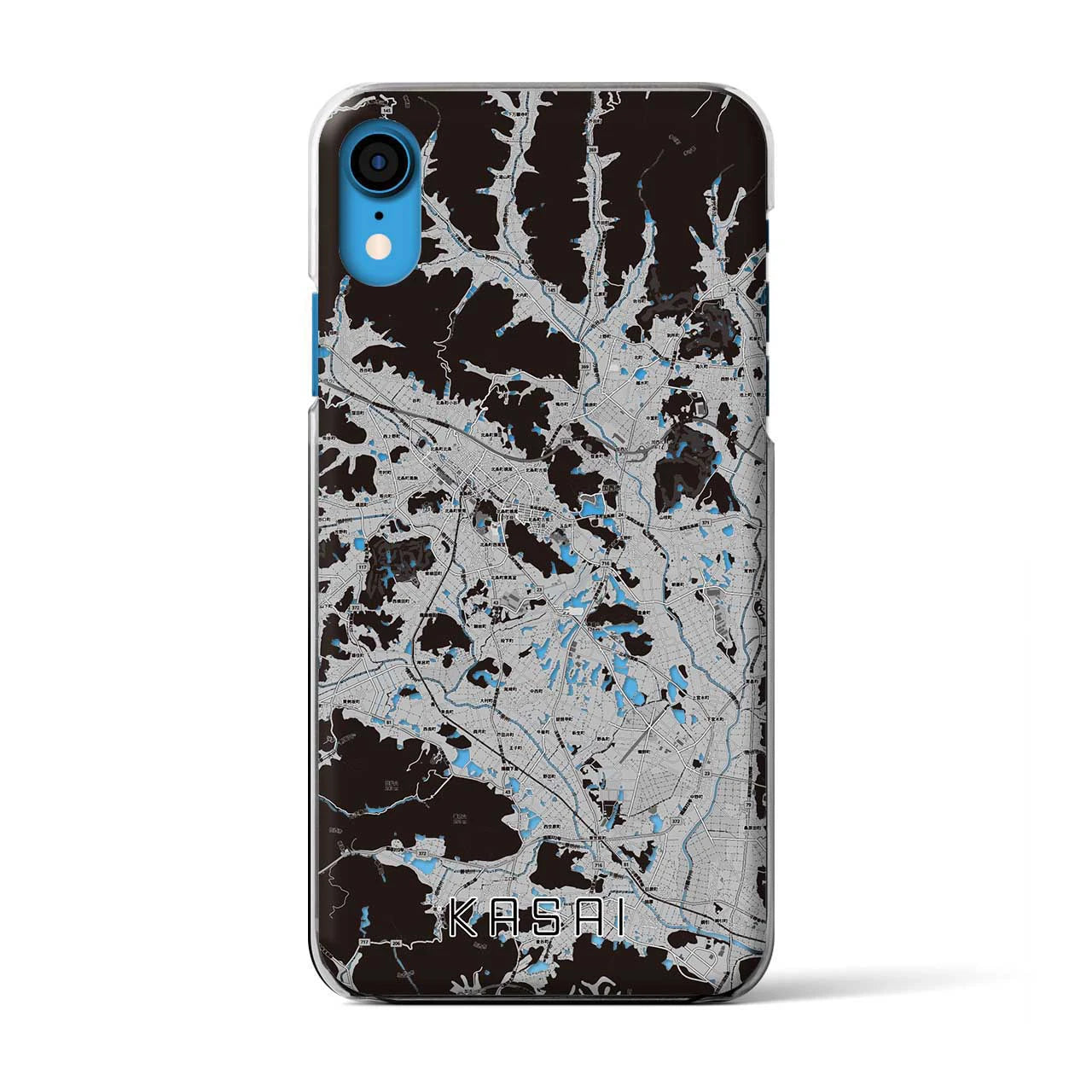 【加西(兵庫県)】地図柄iPhoneケース(クリアタイプ)