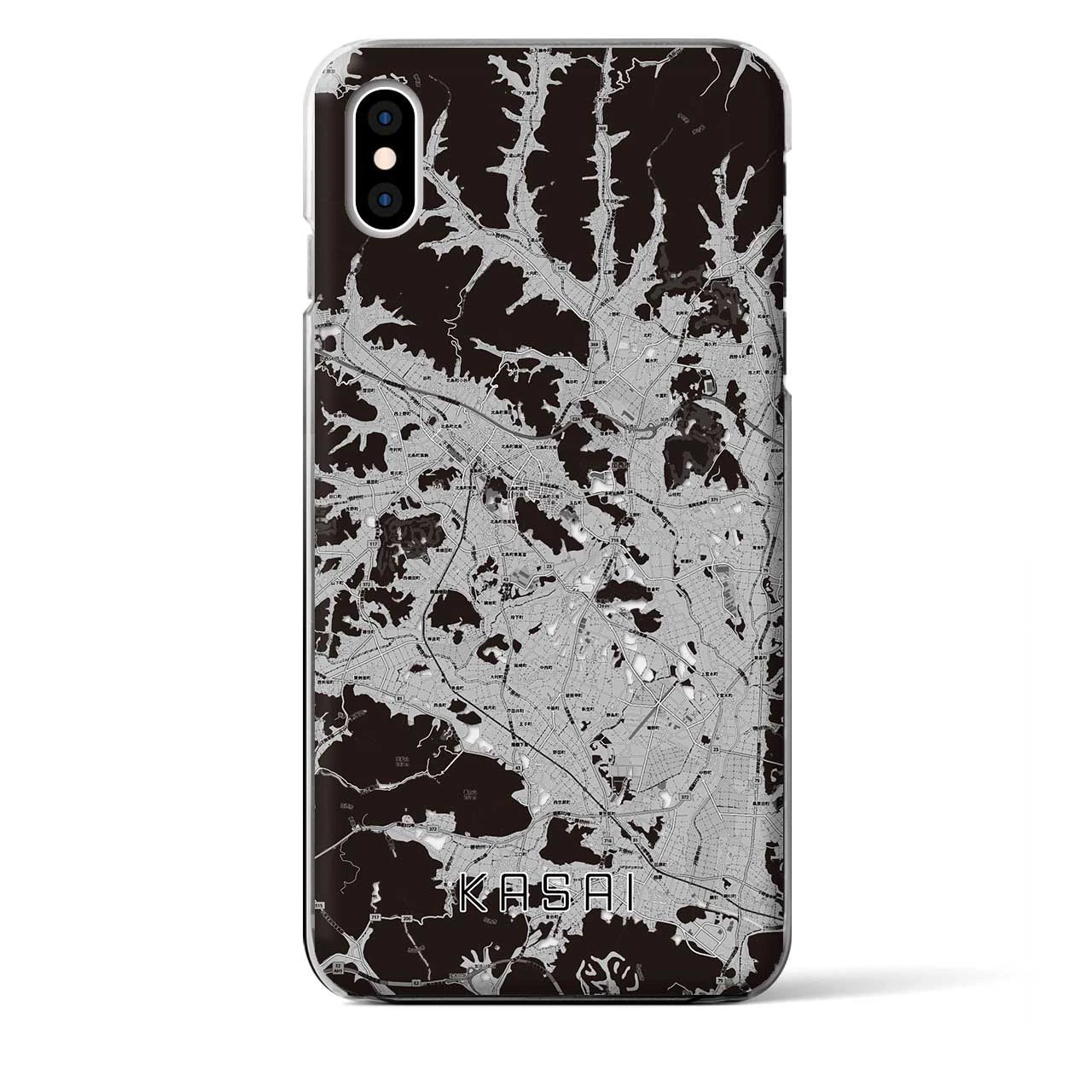 【加西(兵庫県)】地図柄iPhoneケース(クリアタイプ)