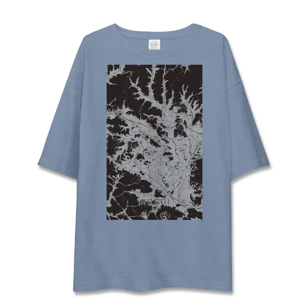 【加西(兵庫県)】地図柄ビッグシルエットTシャツ