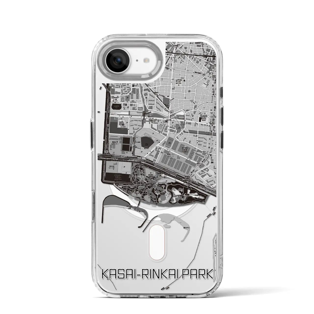 【葛西臨海公園(東京都)】地図柄iPhoneケース(MagSafeタイプ)