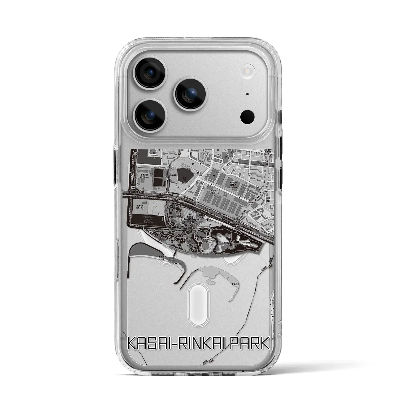 【葛西臨海公園(東京都)】地図柄iPhoneケース(MagSafeタイプ)