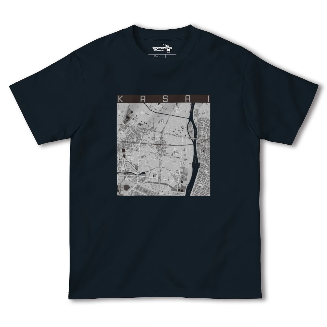 【葛西(東京都)】地図柄ヘビーウェイトTシャツ