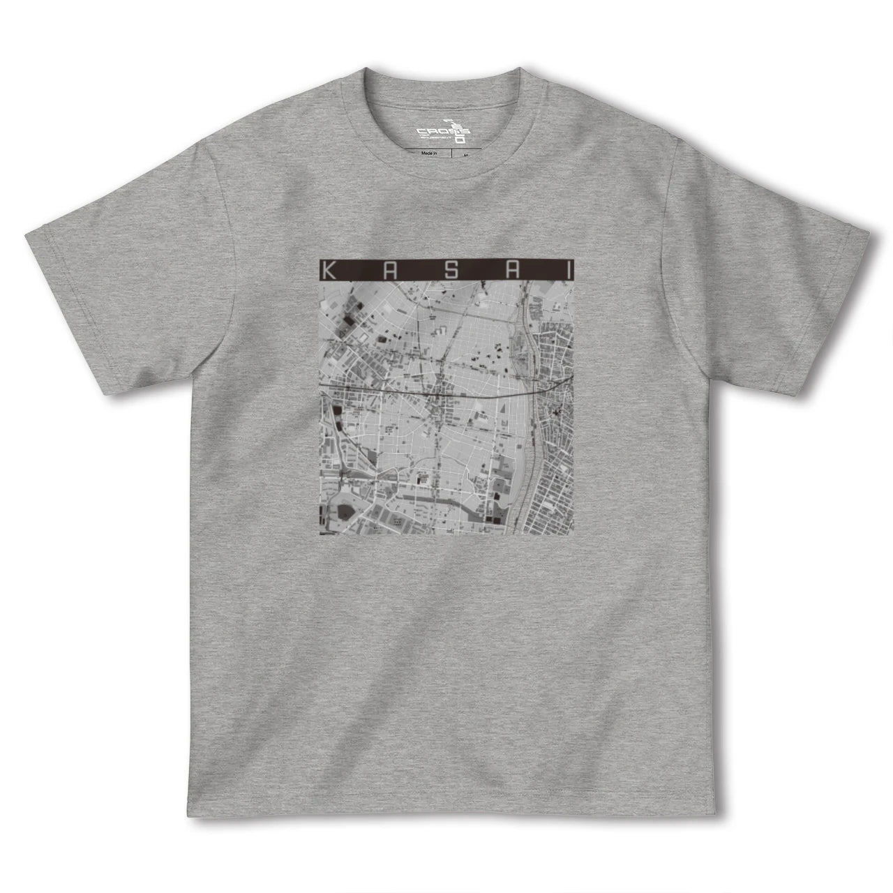 【葛西(東京都)】地図柄ヘビーウェイトTシャツ