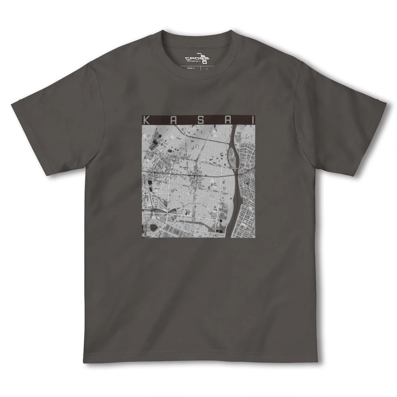 【葛西(東京都)】地図柄ヘビーウェイトTシャツ