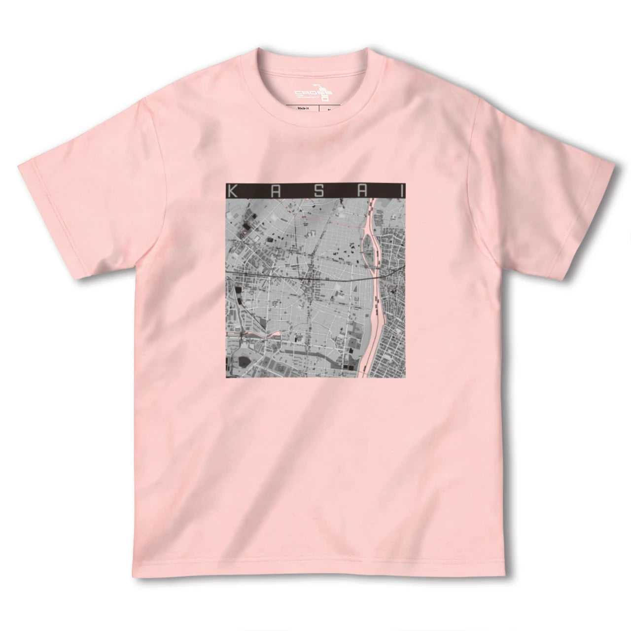 【葛西(東京都)】地図柄ヘビーウェイトTシャツ