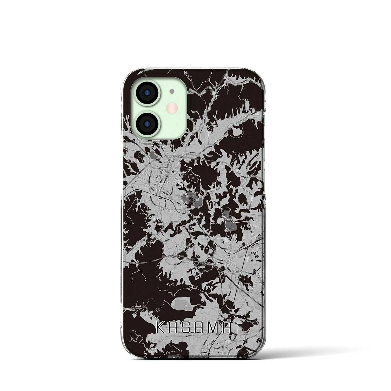 【笠間(茨城県)】地図柄iPhoneケース(クリアタイプ)