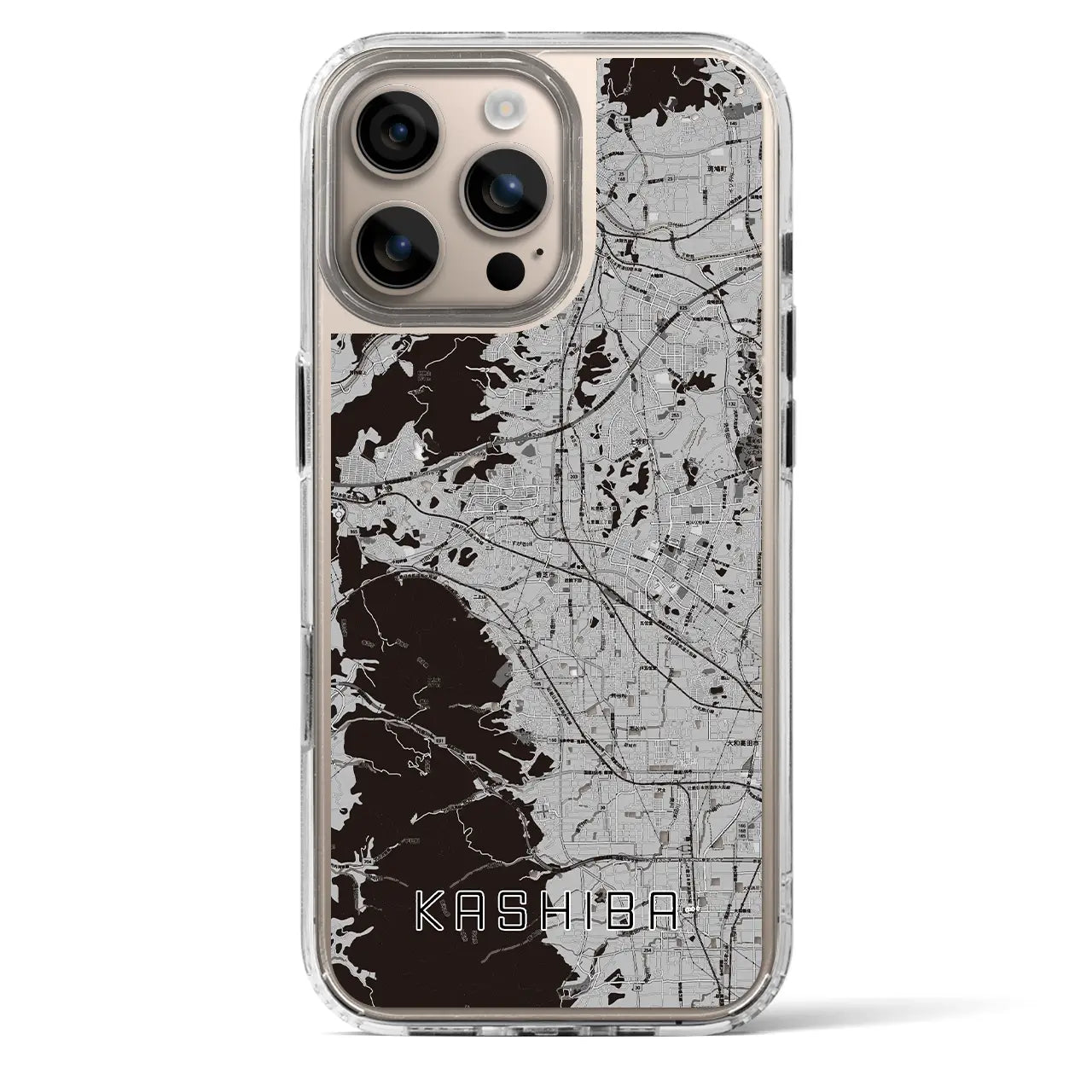 【香芝(奈良県)】地図柄iPhoneケース(MagSafeタイプ)