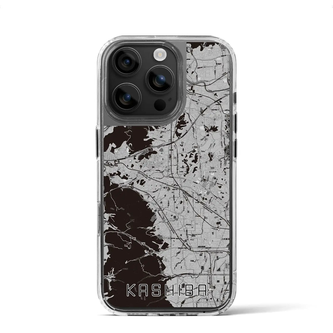 【香芝(奈良県)】地図柄iPhoneケース(MagSafeタイプ)