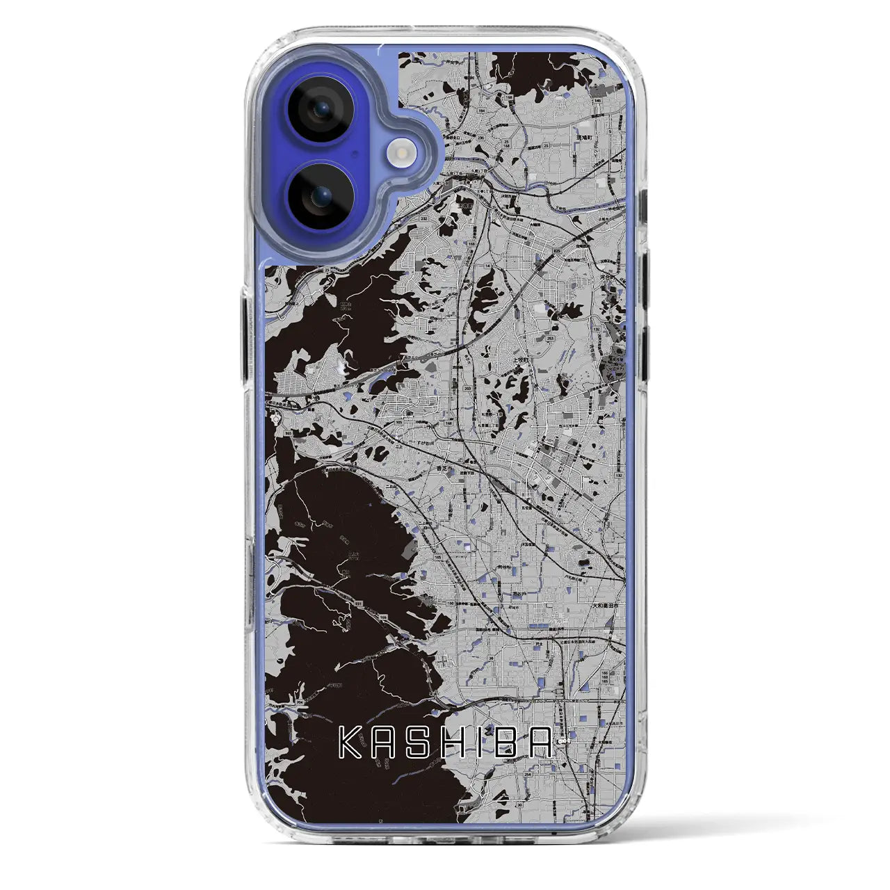 【香芝(奈良県)】地図柄iPhoneケース(MagSafeタイプ)