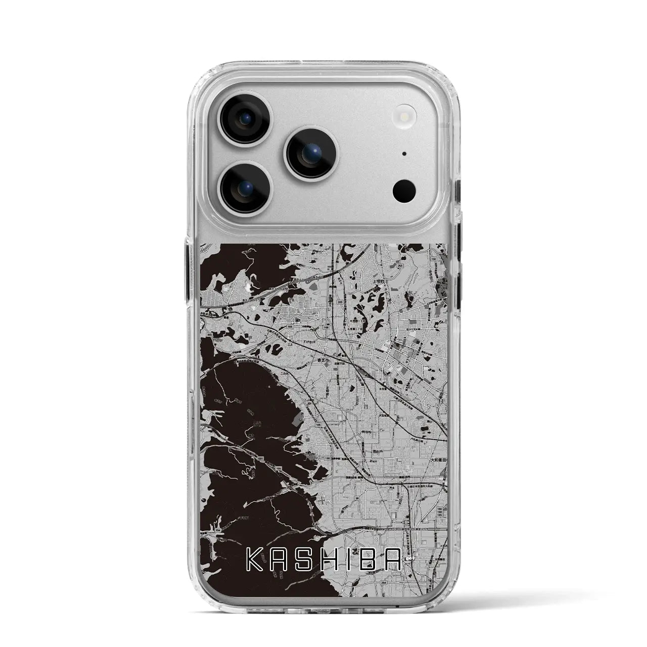 【香芝(奈良県)】地図柄iPhoneケース(MagSafeタイプ)