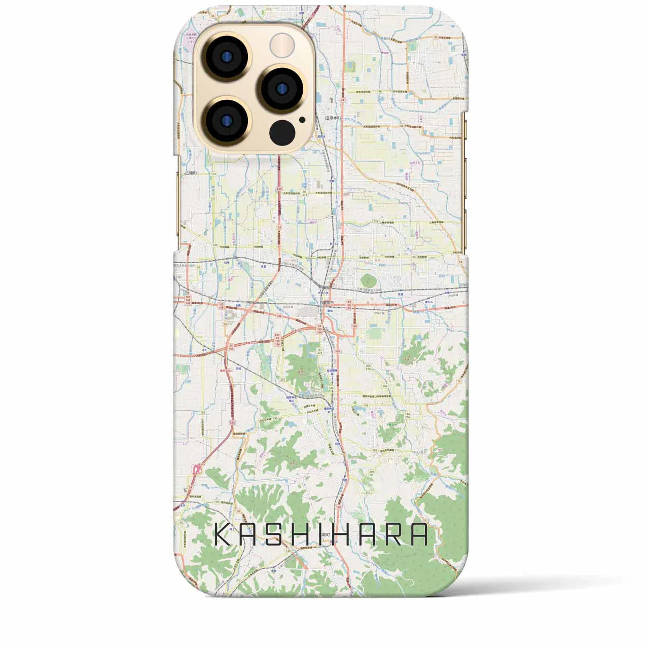 【橿原(奈良県)】地図柄iPhoneケース(バックカバータイプ)
