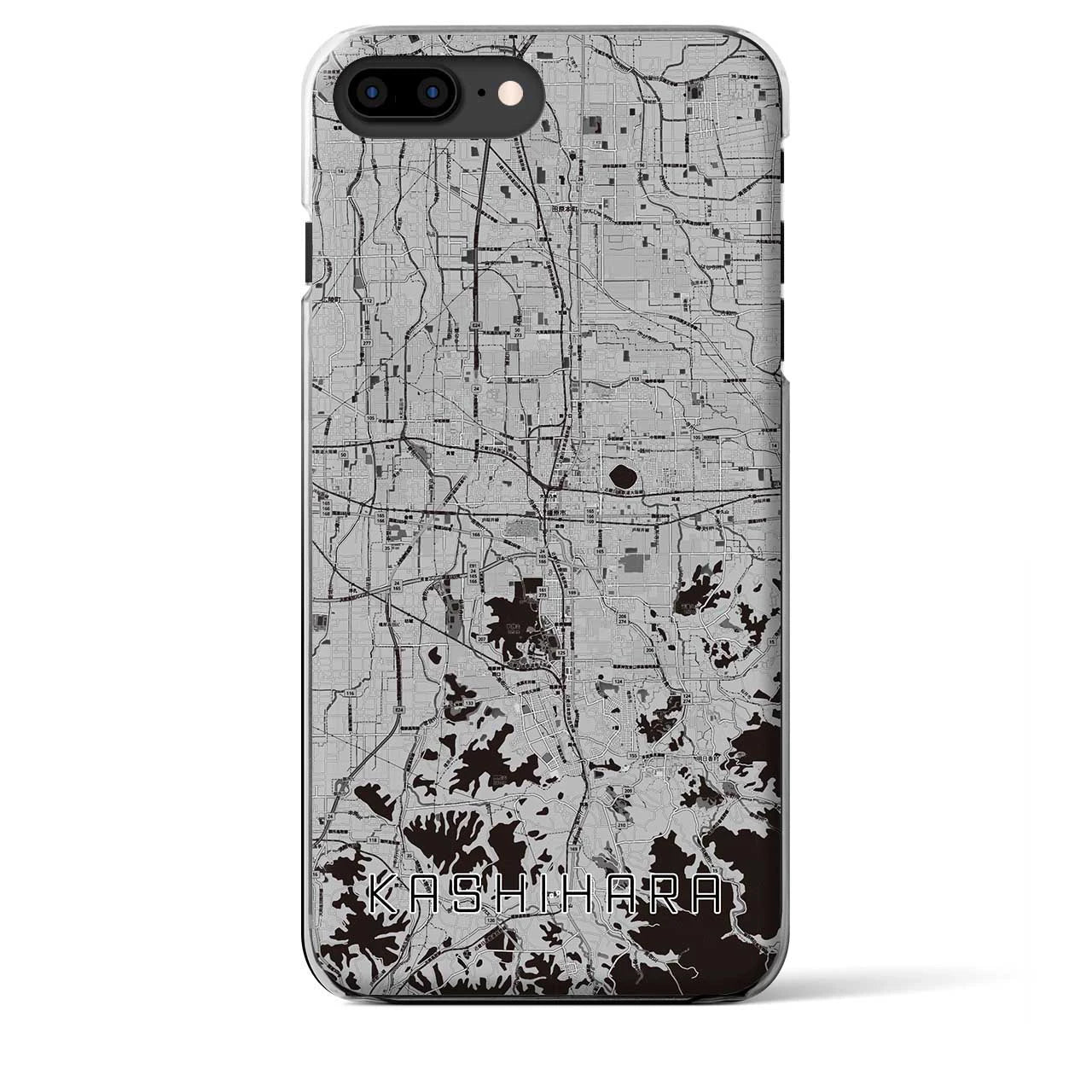 【橿原(奈良県)】地図柄iPhoneケース(クリアタイプ)