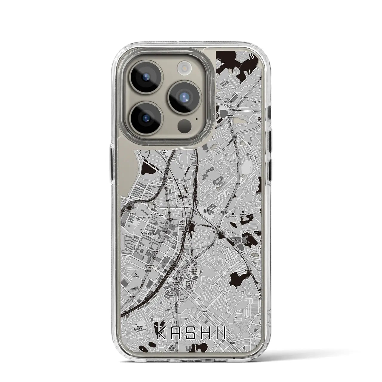 【香椎(福岡県)】地図柄iPhoneケース(MagSafeタイプ)