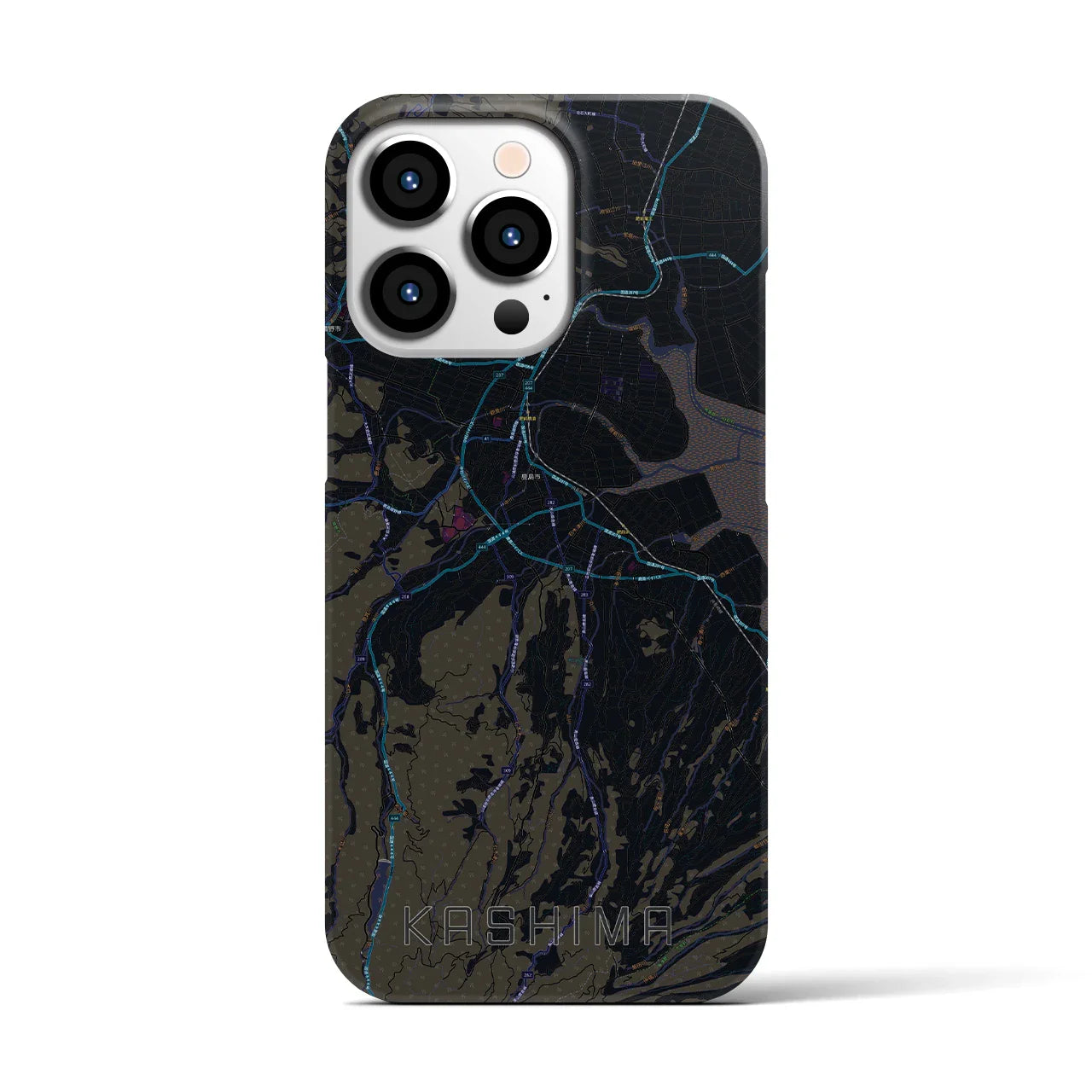 【鹿島(佐賀県)】地図柄iPhoneケース(バックカバータイプ)