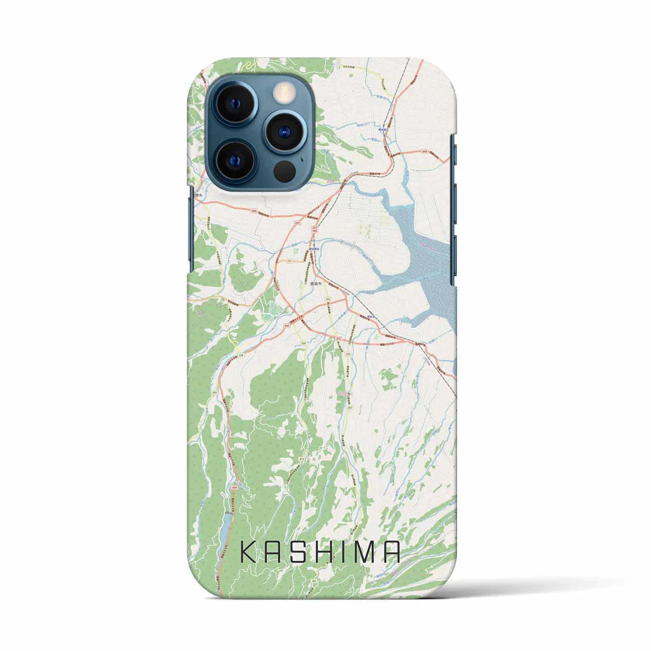 【鹿島(佐賀県)】地図柄iPhoneケース(バックカバータイプ)