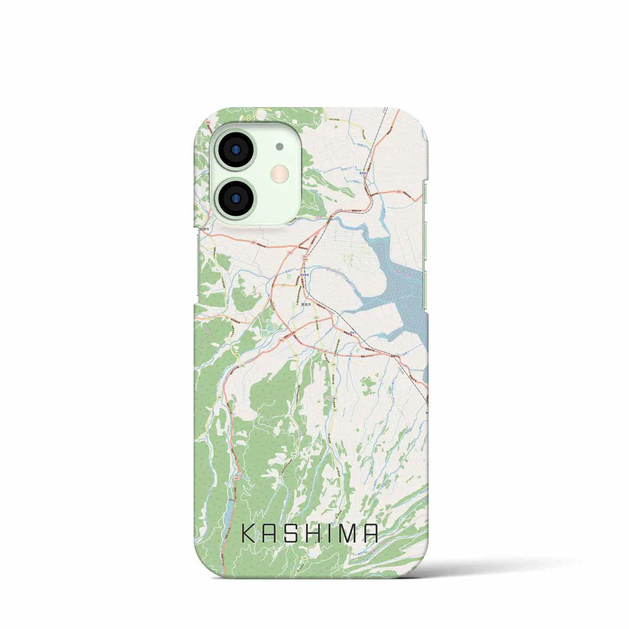 【鹿島(佐賀県)】地図柄iPhoneケース(バックカバータイプ)