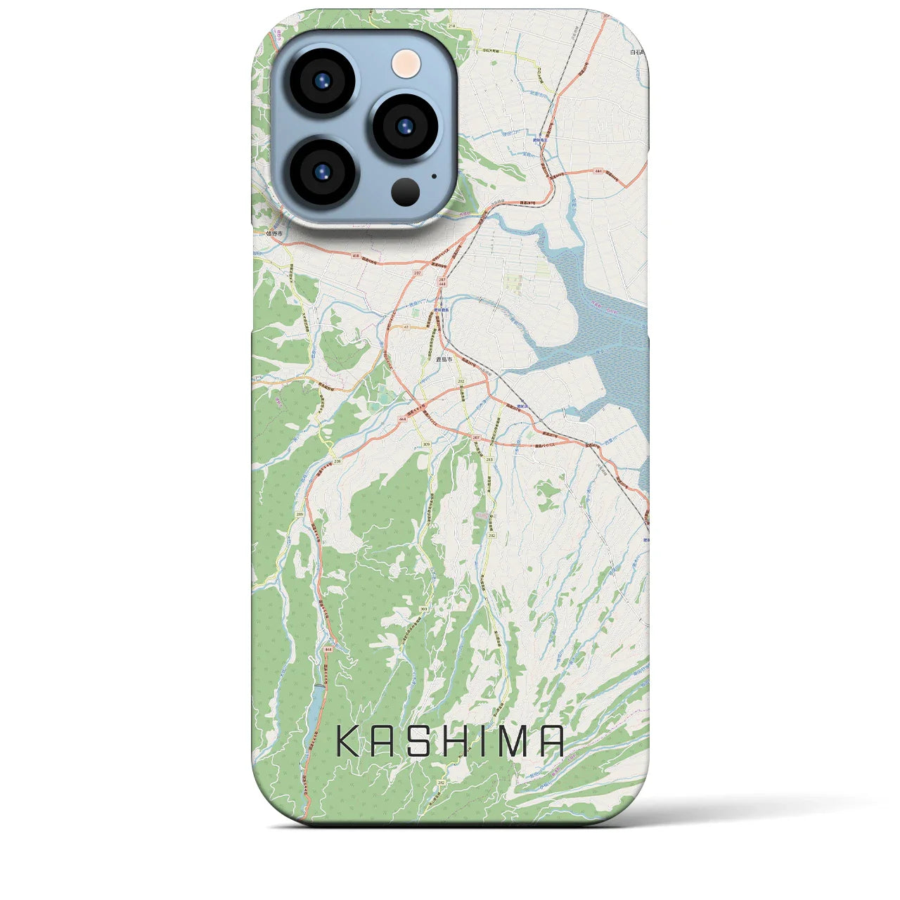 【鹿島(佐賀県)】地図柄iPhoneケース(バックカバータイプ)