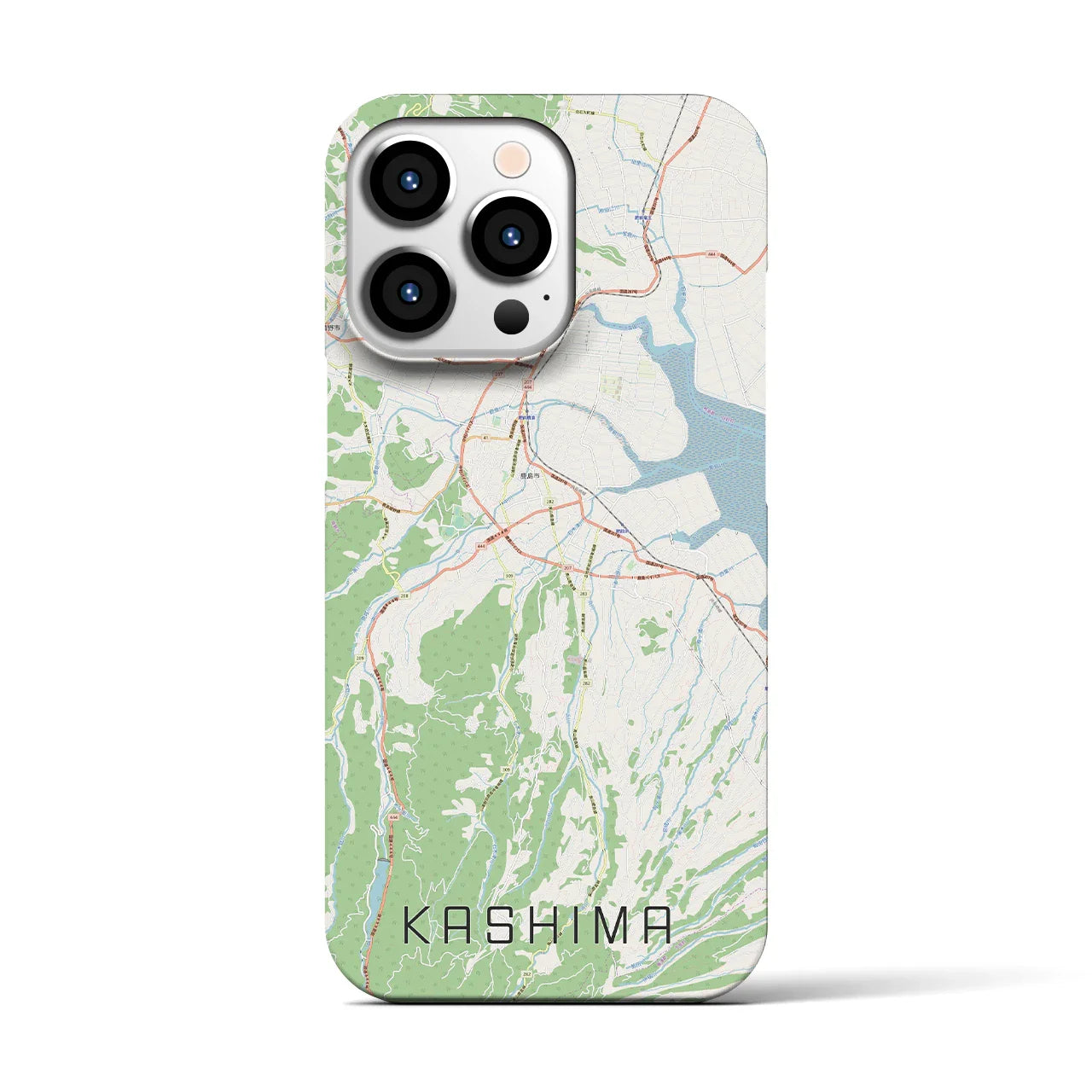 【鹿島(佐賀県)】地図柄iPhoneケース(バックカバータイプ)