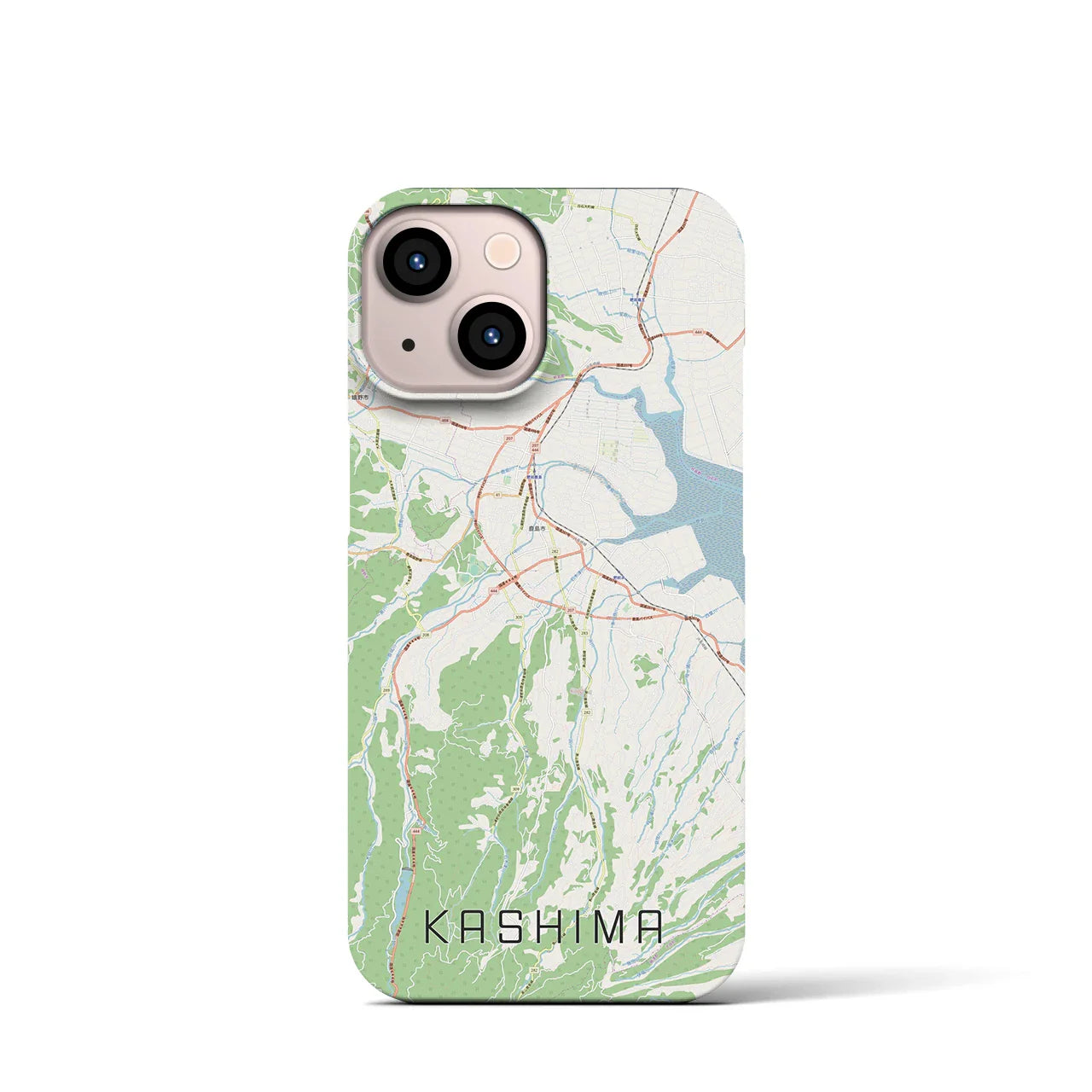 【鹿島(佐賀県)】地図柄iPhoneケース(バックカバータイプ)