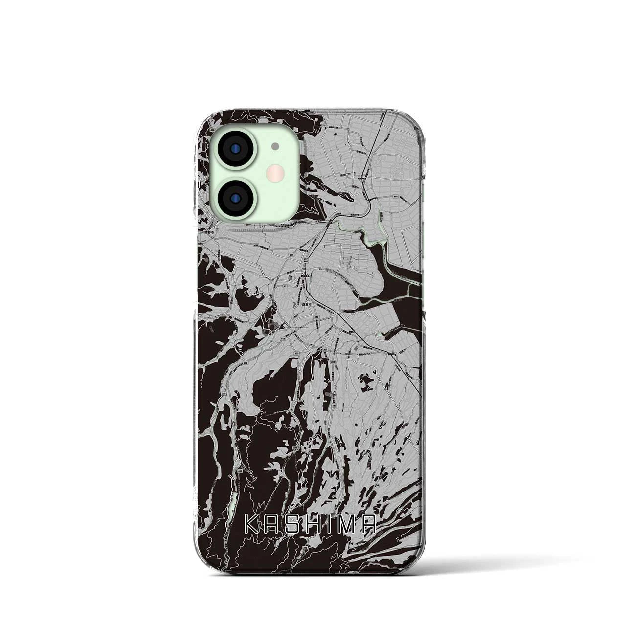 【鹿島(佐賀県)】地図柄iPhoneケース(クリアタイプ)