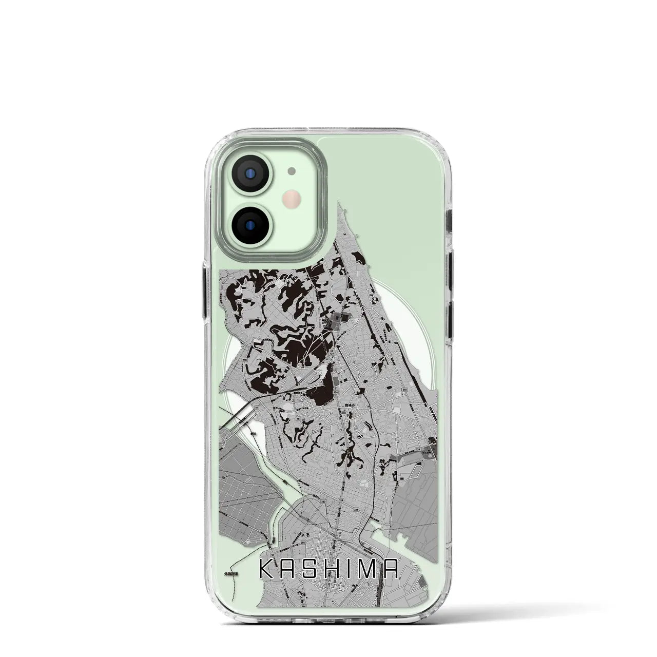 【鹿島(茨城県)】地図柄iPhoneケース(MagSafeタイプ)
