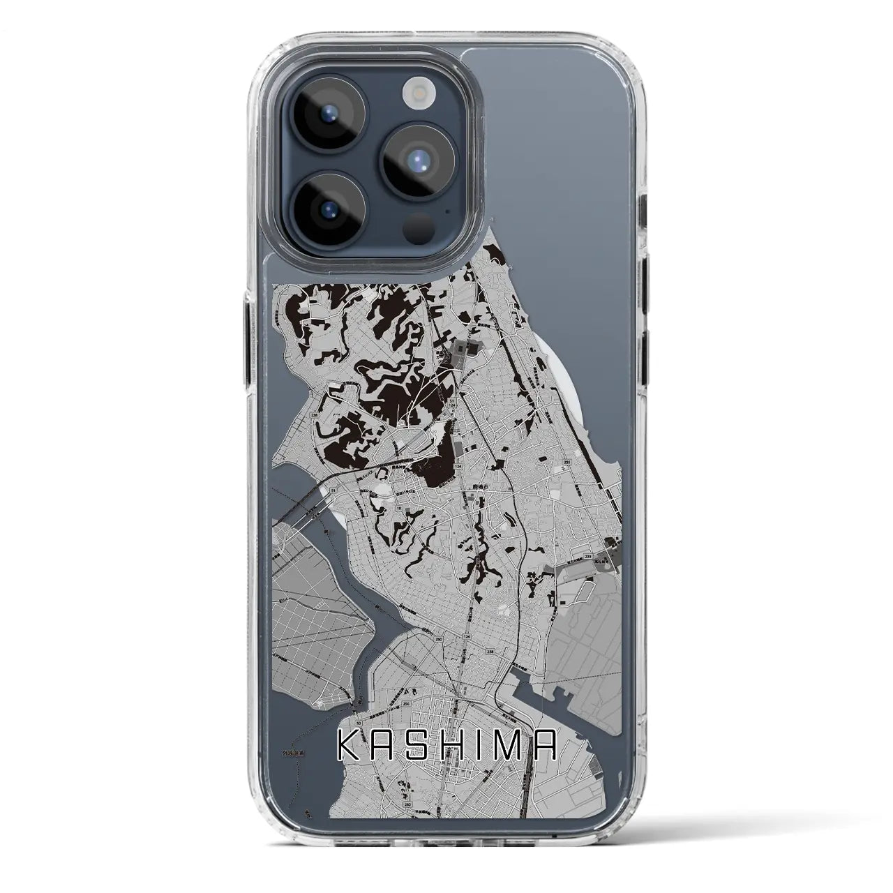 【鹿島(茨城県)】地図柄iPhoneケース(MagSafeタイプ)