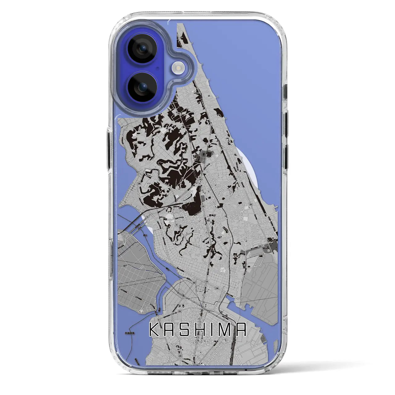 【鹿島(茨城県)】地図柄iPhoneケース(MagSafeタイプ)