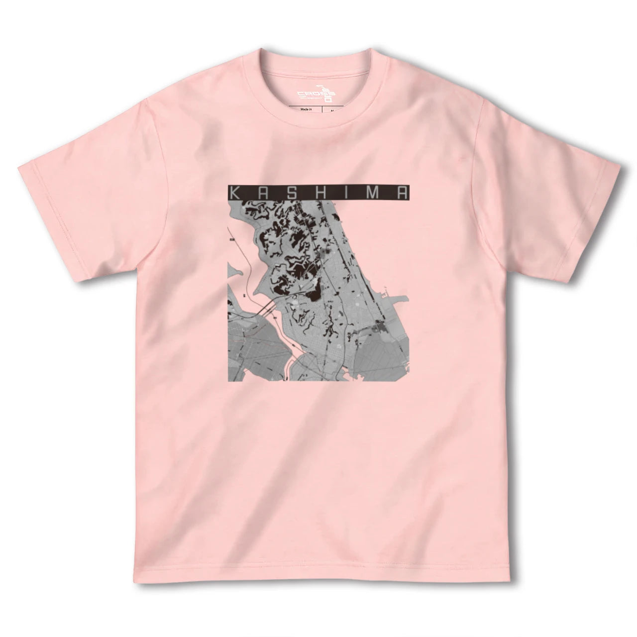 【鹿島(茨城県)】地図柄ヘビーウェイトTシャツ