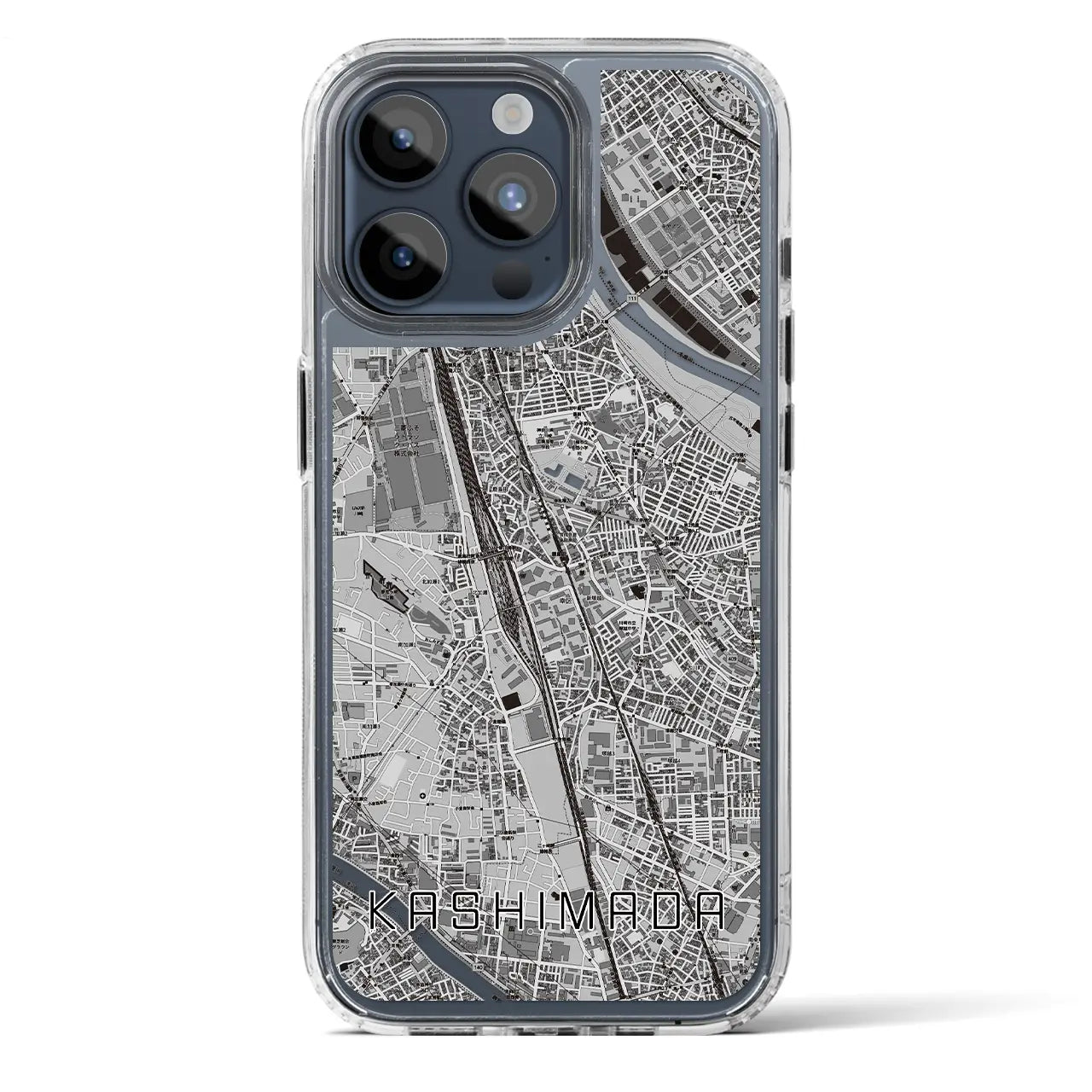 【鹿島田(神奈川県)】地図柄iPhoneケース(MagSafeタイプ)