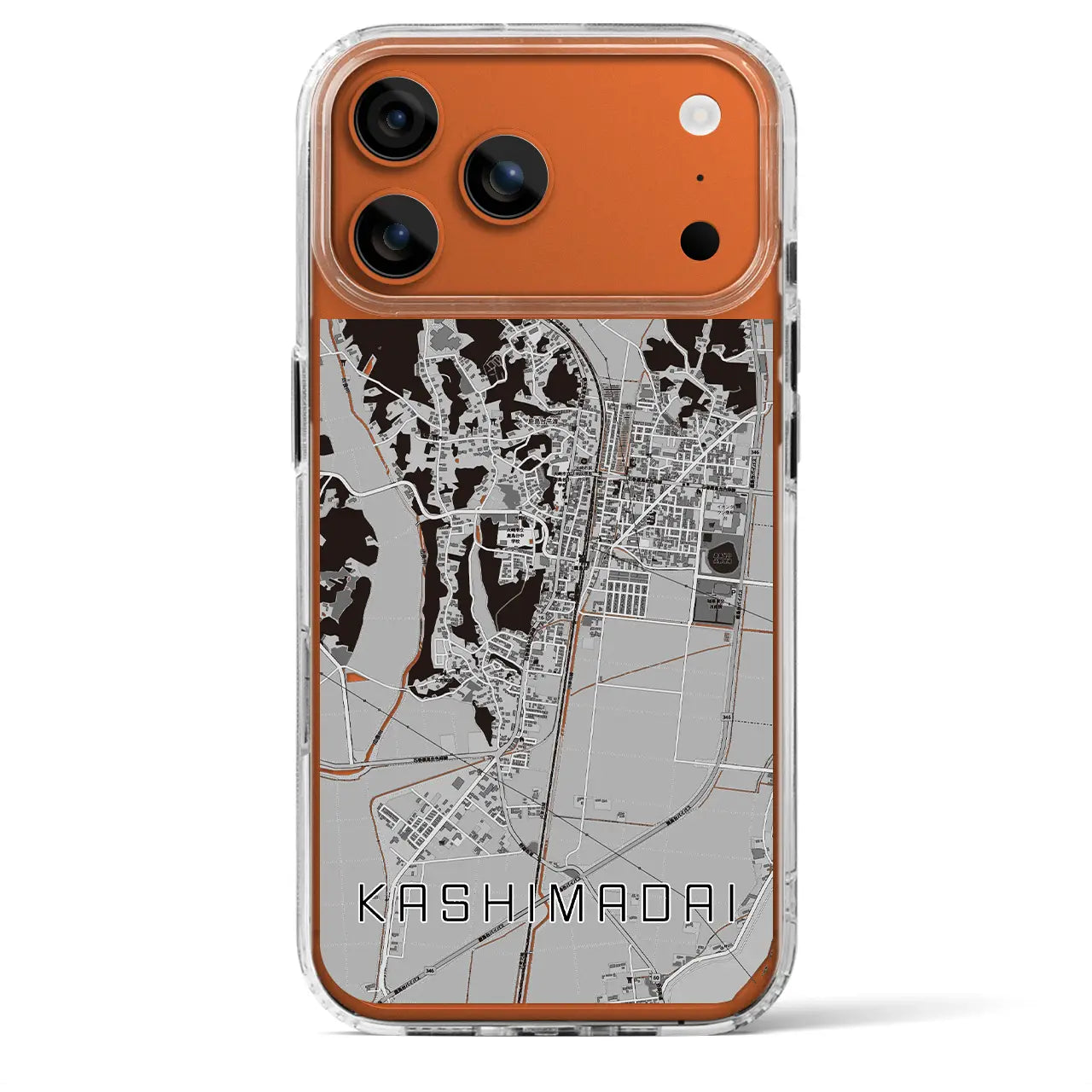 【鹿島台(宮城県)】地図柄iPhoneケース(MagSafeタイプ)