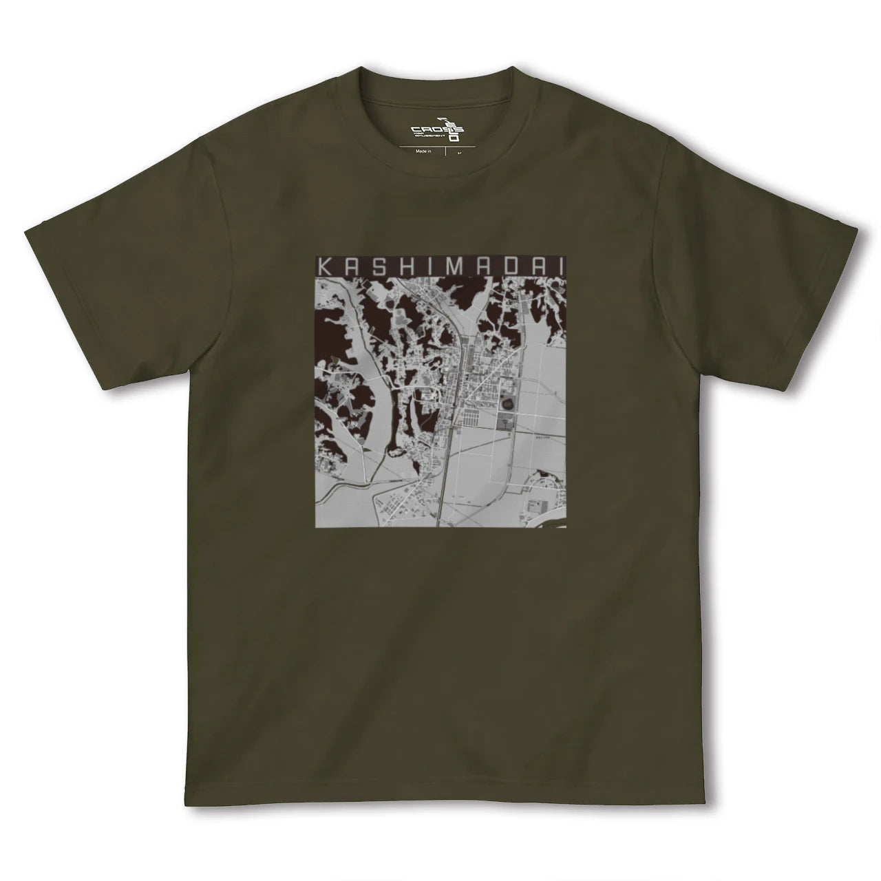 【鹿島台(宮城県)】地図柄ヘビーウェイトTシャツ