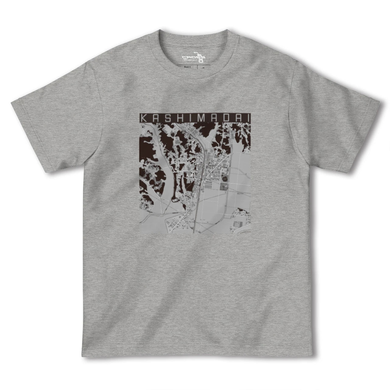 【鹿島台(宮城県)】地図柄ヘビーウェイトTシャツ