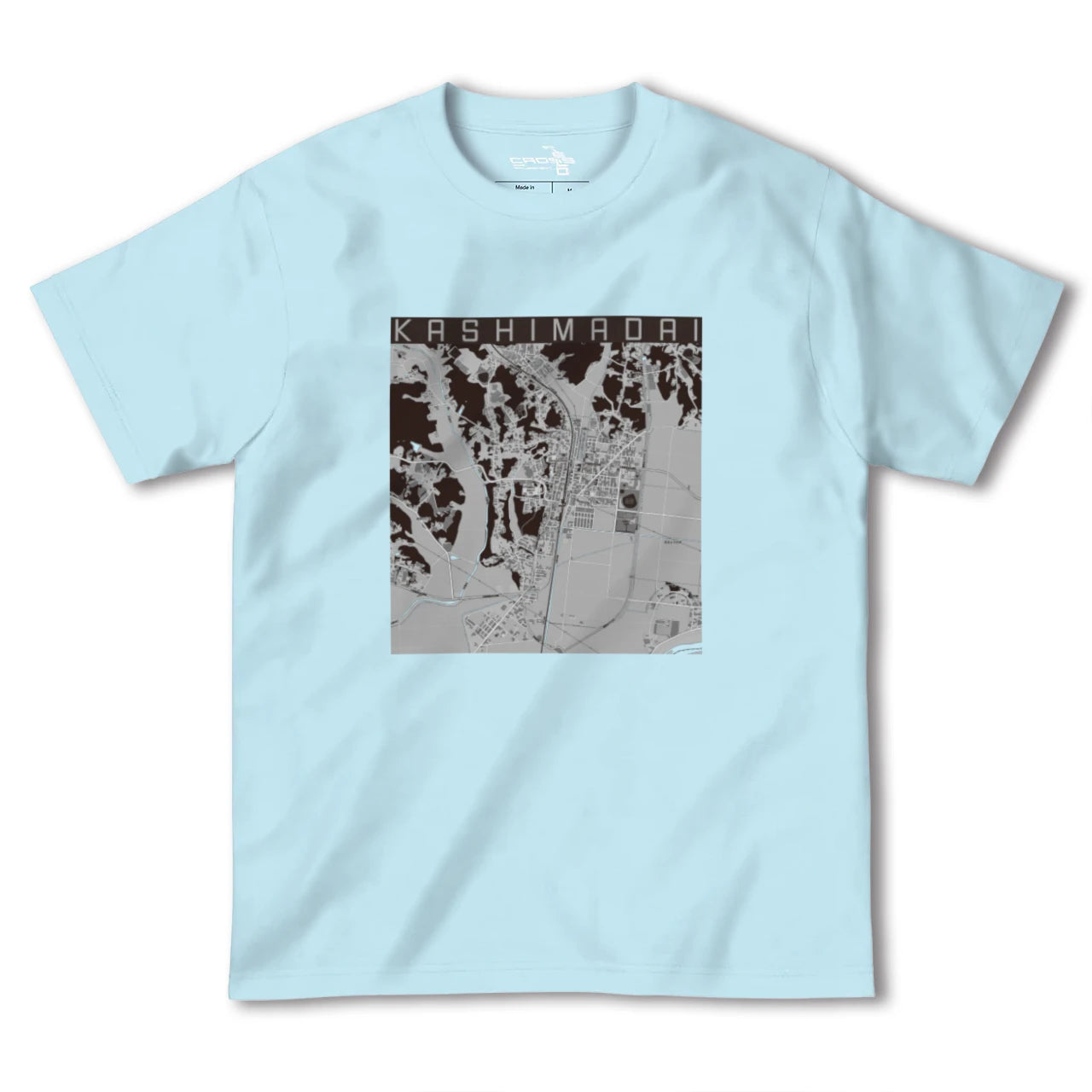 【鹿島台(宮城県)】地図柄ヘビーウェイトTシャツ