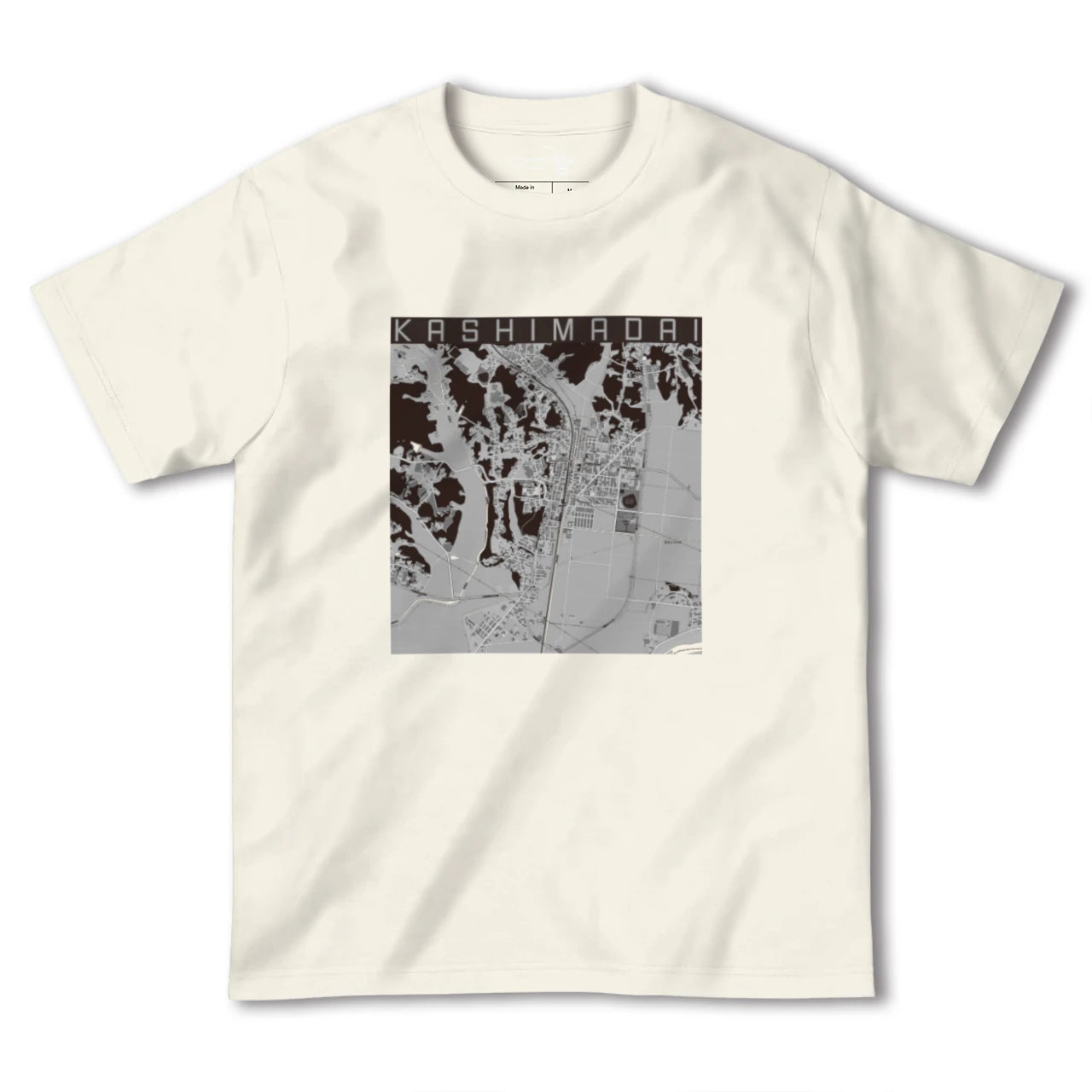 【鹿島台(宮城県)】地図柄ヘビーウェイトTシャツ