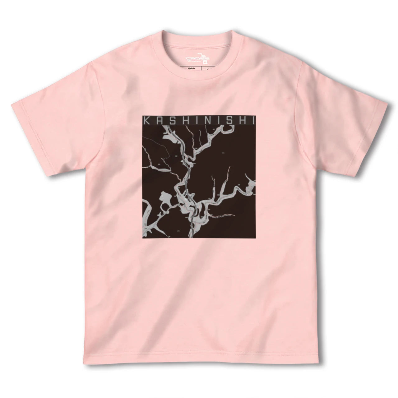 【樫西(岡山県)】地図柄ヘビーウェイトTシャツ