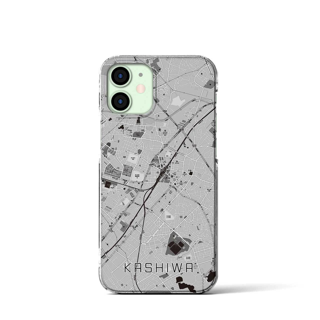 【柏(千葉県)】地図柄iPhoneケース(クリアタイプ)